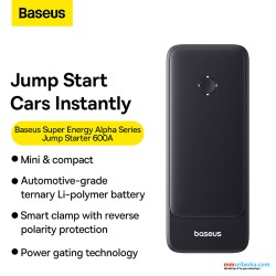 Baseus 600A Super Energy Alpha Series Jump Starter (6M)